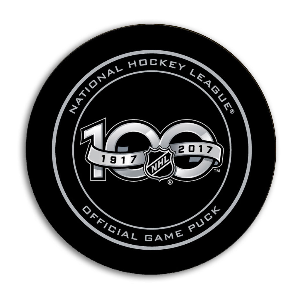 Jean Ratelle Pre-Order NHL 100 Autographed Official Game Puck