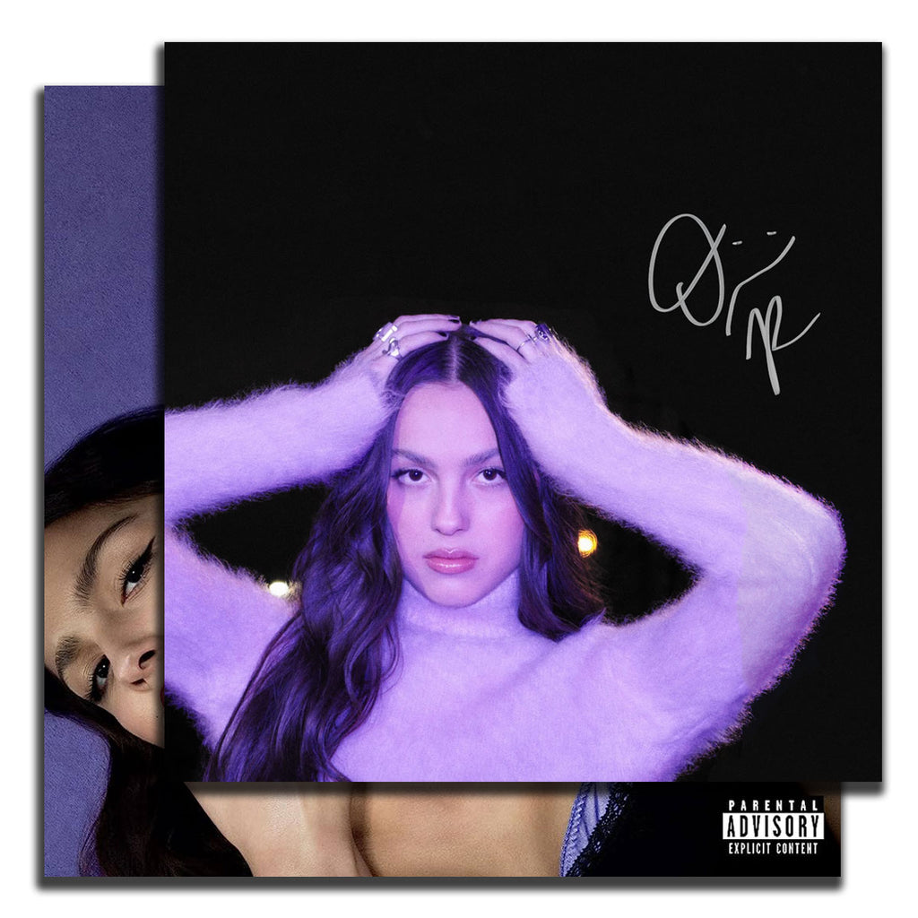 Olivia Rodrigo Signed GUTS Vinyl Album LP including an 11x11 Autographed  Art Insert