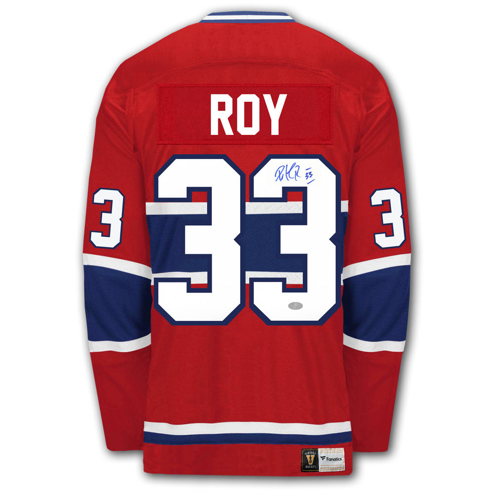 Patrick Roy Montreal Canadiens 1993 Stanley Cup Fanatics Heritage Autographed Jersey