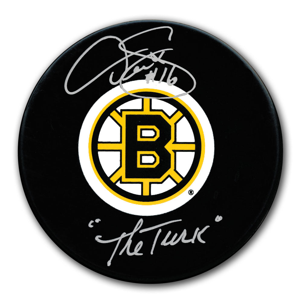 Derek Sanderson Bruins de Boston Rondelle autographiée The Turk