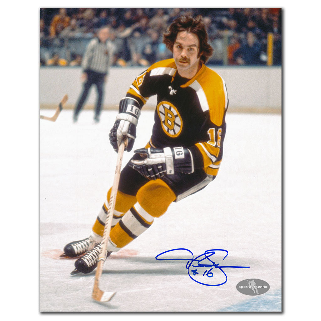 Derek Sanderson Bruins de Boston dédicacé 8x10
