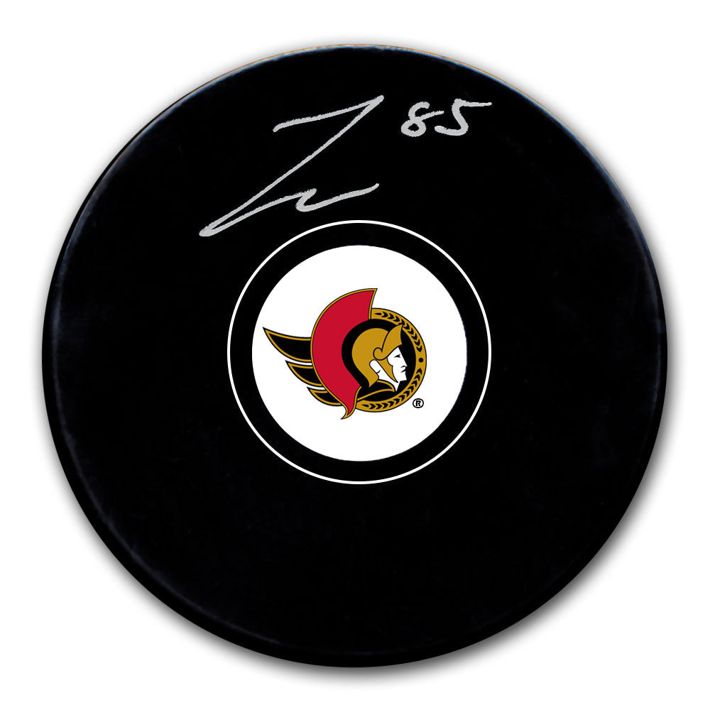 Jake Sanderson Ottawa Senators Autographed Puck