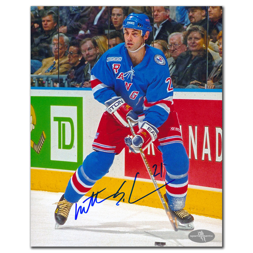 Mathieu Schneider New York Rangers Autographed 8x10