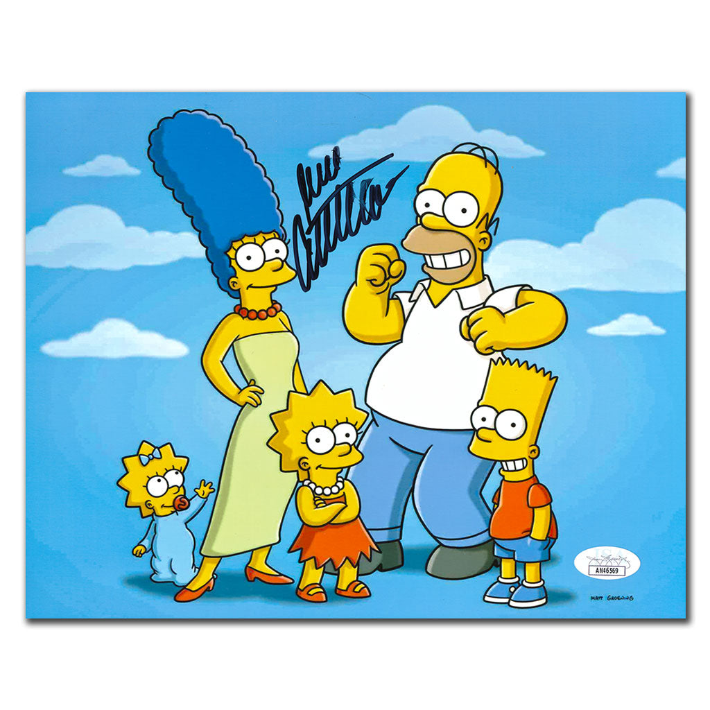 Dan Castellenetta THE SIMPSONS Homer Family Signed 8x10 Photo