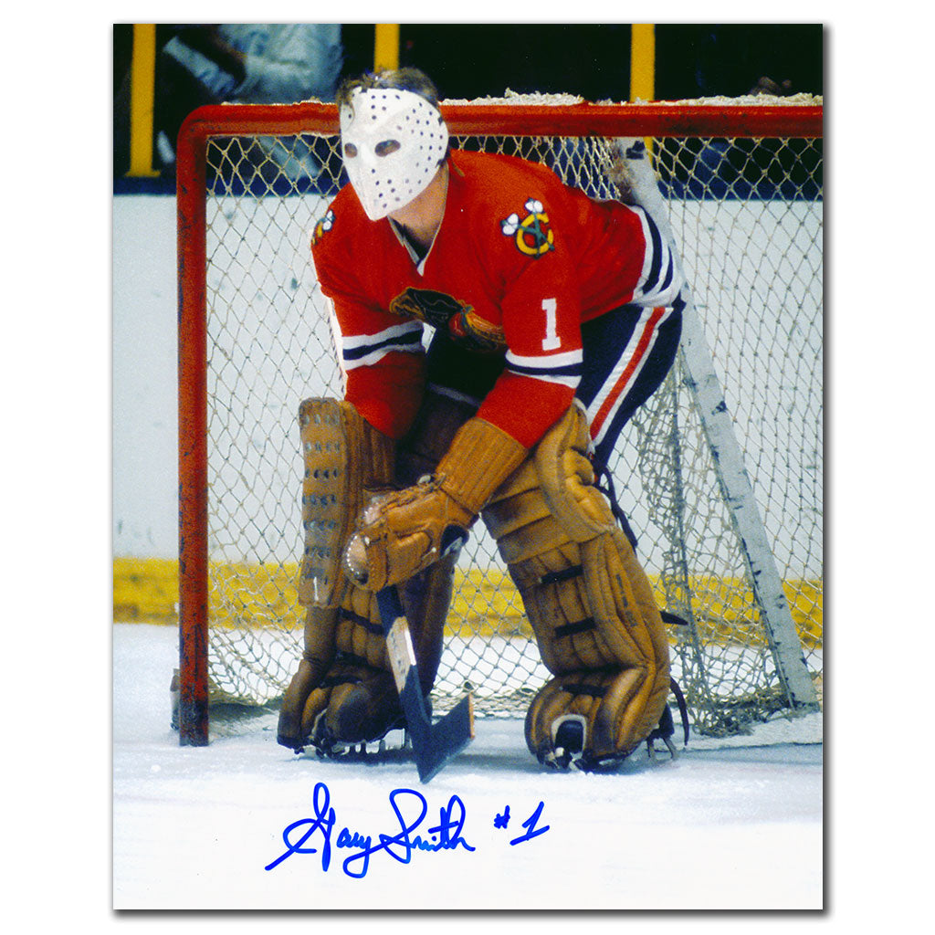 Gary Smith Chicago Blackhawks Autographed 8x10