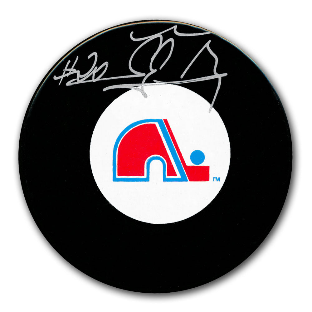 Anton Stastny Quebec Nordiques Retro Autographed Puck