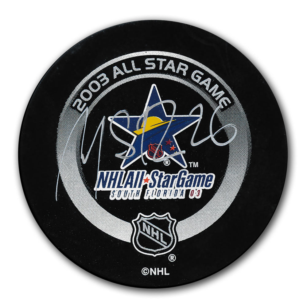 Martin St. Louis 2003 NHL All-Star Game Autographed Official Game Puck