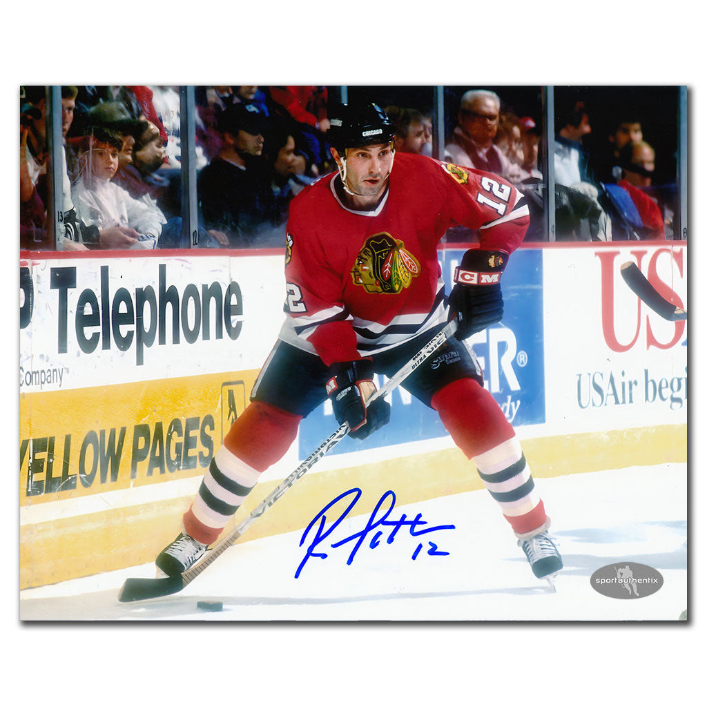 Brent Sutter Chicago Blackhawks Autographed 8x10