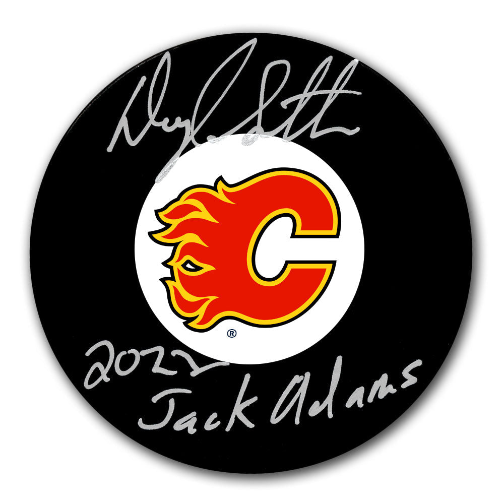 Darryl Sutter Calgary Flames Autographed Puck