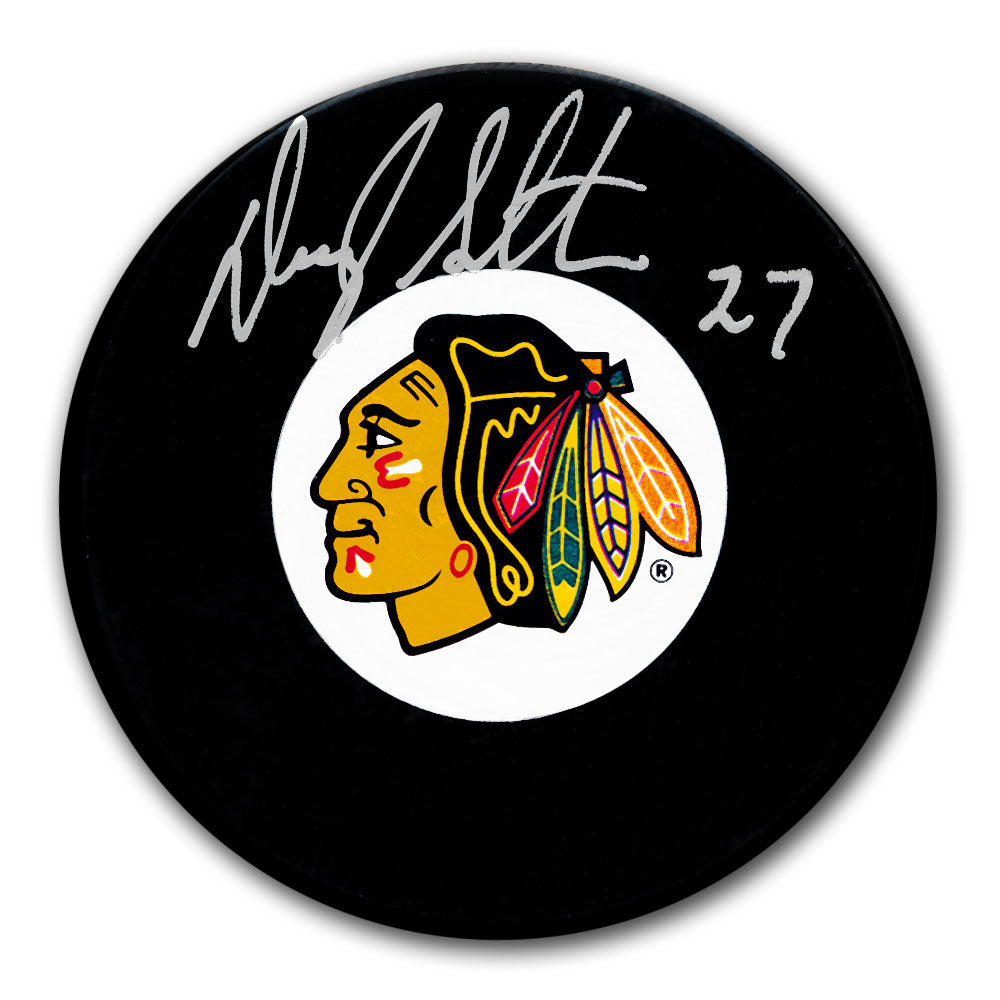 Darryl Sutter Chicago Blackhawks Autographed Puck