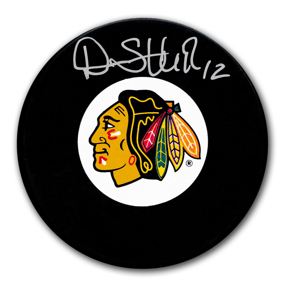 Duane Sutter Chicago Blackhawks Autographed Puck