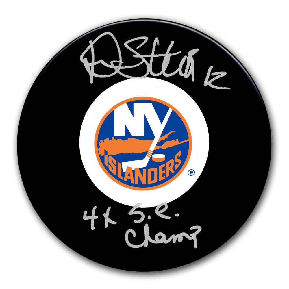 Rondelle autographiée par Duane Sutter des Islanders de New York