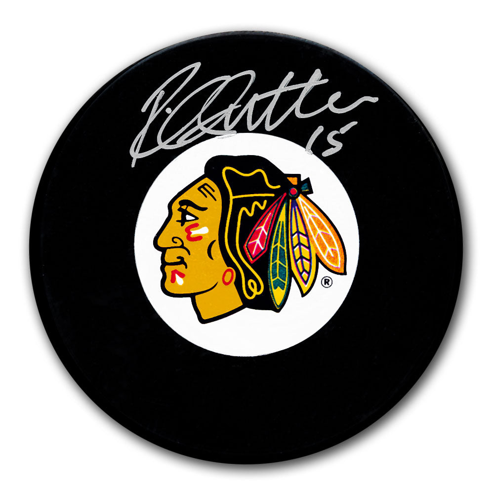 Rich Sutter Chicago Blackhawks Autographed Puck