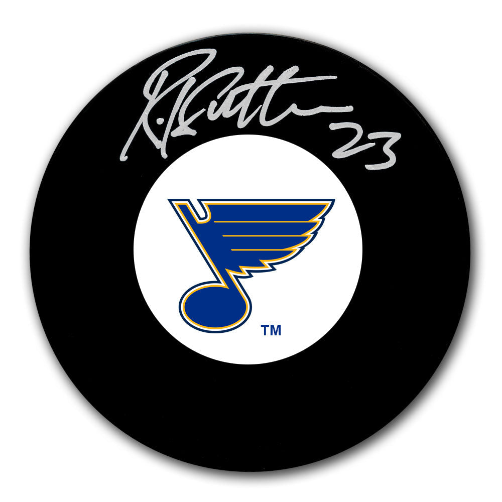 Rich Sutter St. Louis Blues Autographed Puck