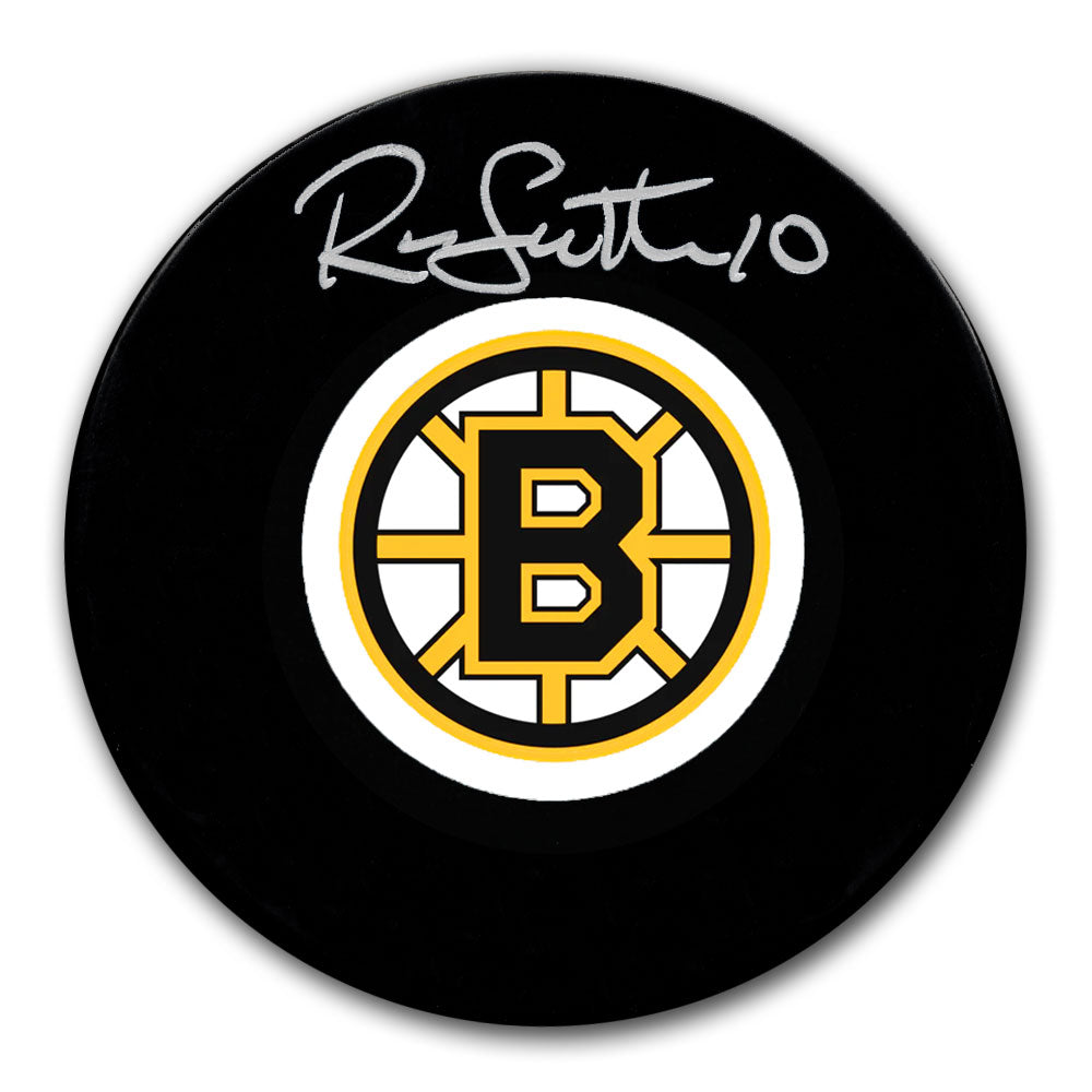 Ron Sutter Boston Bruins Autographed Puck