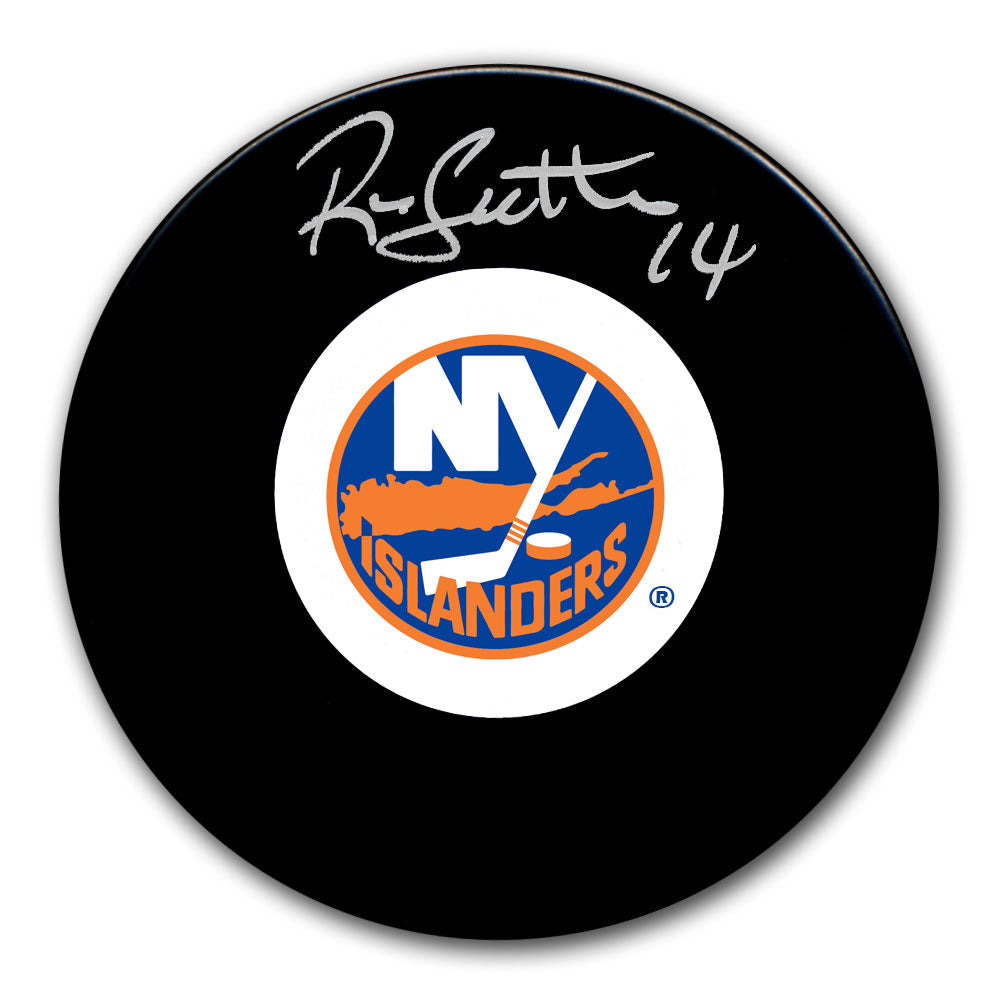 Ron Sutter New York Islanders Autographed Puck