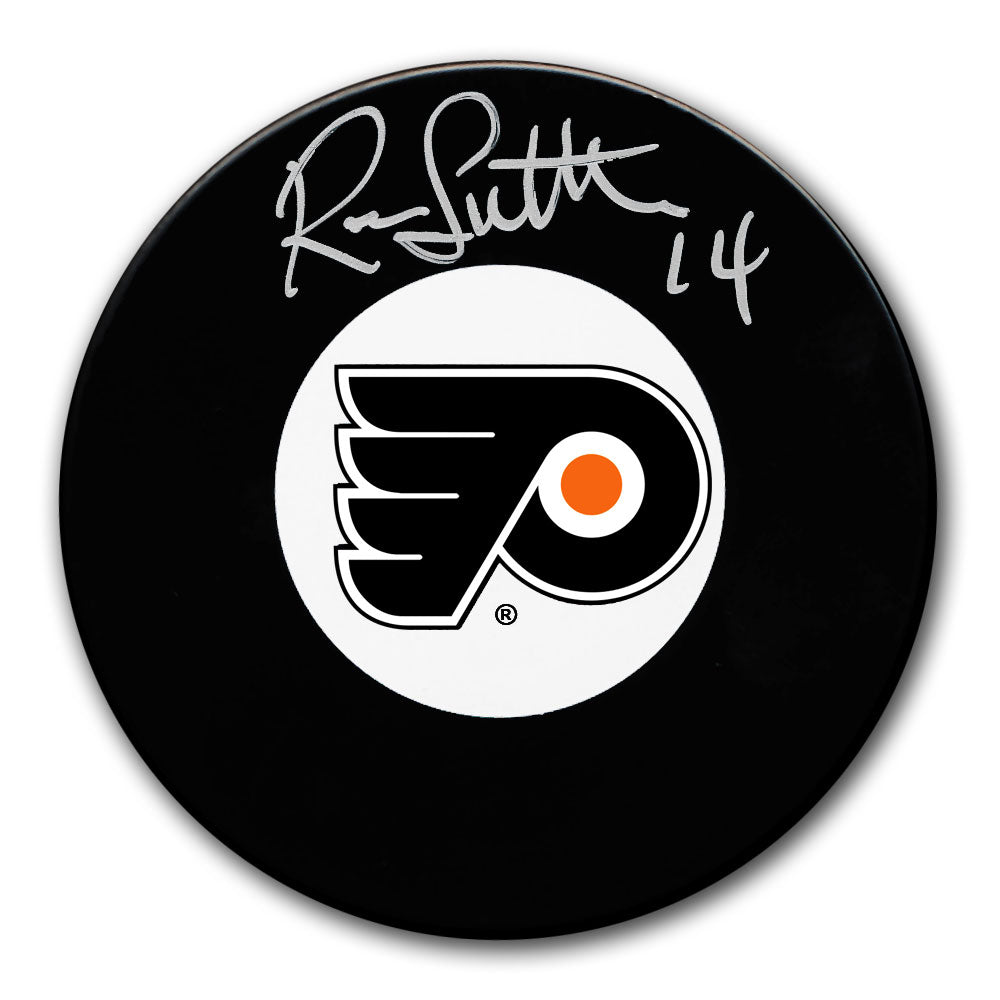 Ron Sutter Philadelphia Flyers Autographed Puck