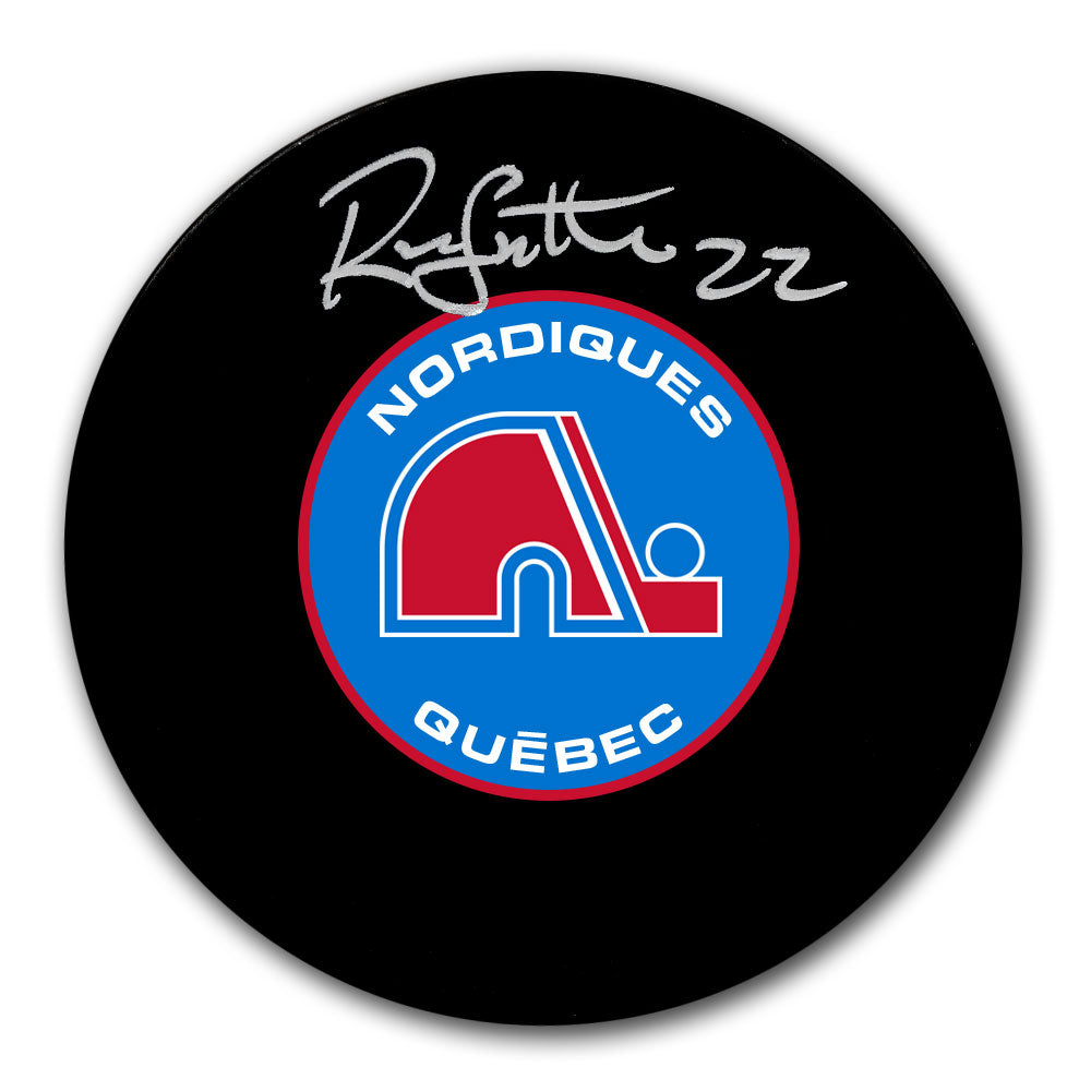 Ron Sutter Quebec Nordiques Retro Autographed Puck