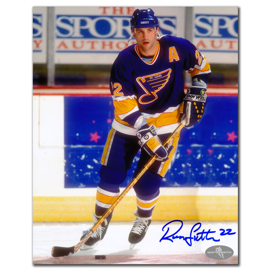 Ron Sutter St. Louis Blues Autographed 8x10