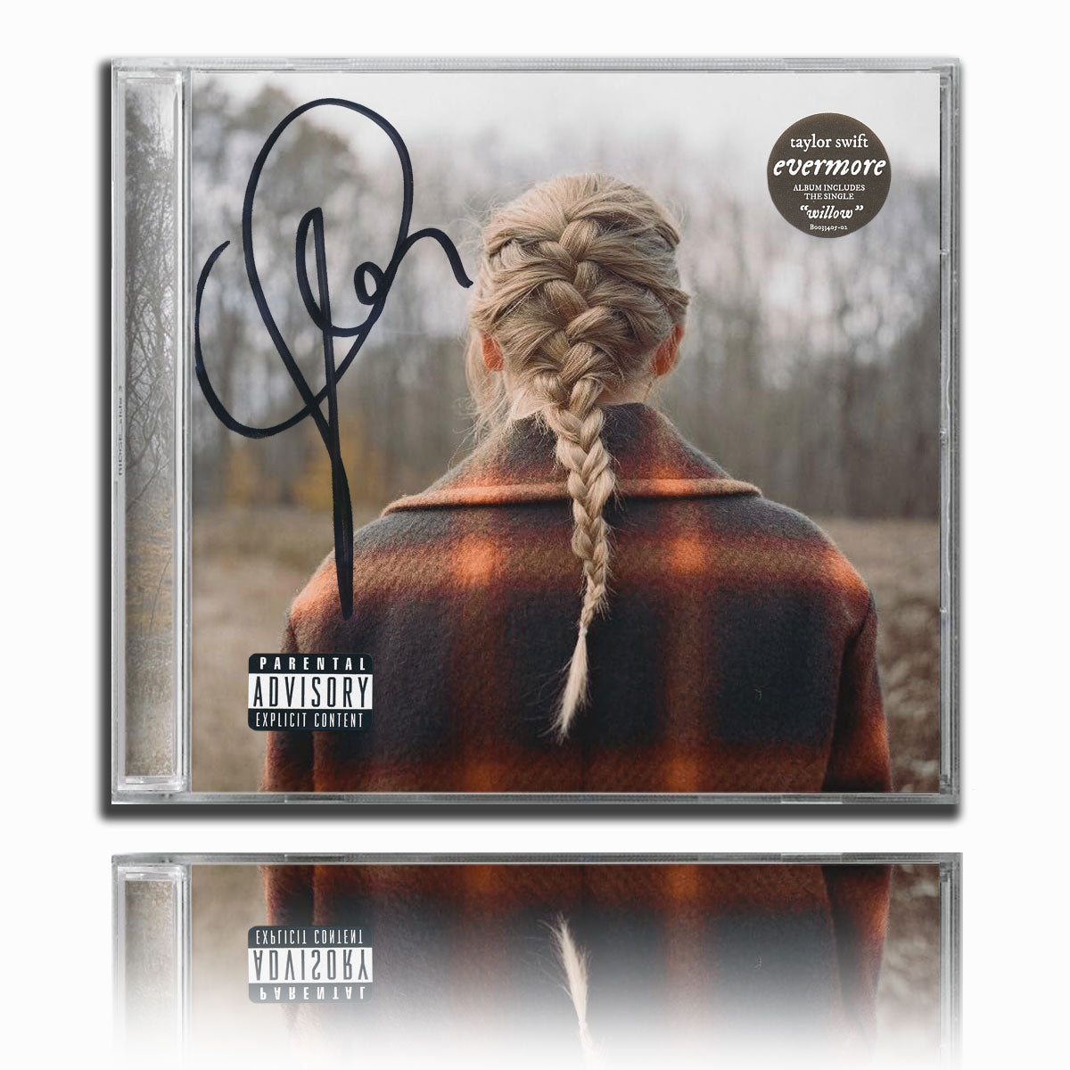 Taylor Swift Signed EVERMORE Autographed CD Album