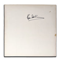 Paul McCartney a signé l'album vinyle dédicacé des Beatles THE WHITE ALBUM LP