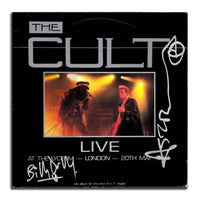 Ian Astbury Billy Duffy Signed The Cult LIVE AT THE LYCEUM LONDON Autographed Vinyl Album LP ACOA COA