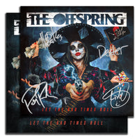 The Offspring LET THE BAD TIMES ROLL Sea Blue Vinyl Album LP including an 11x11 Band Signed Art Print