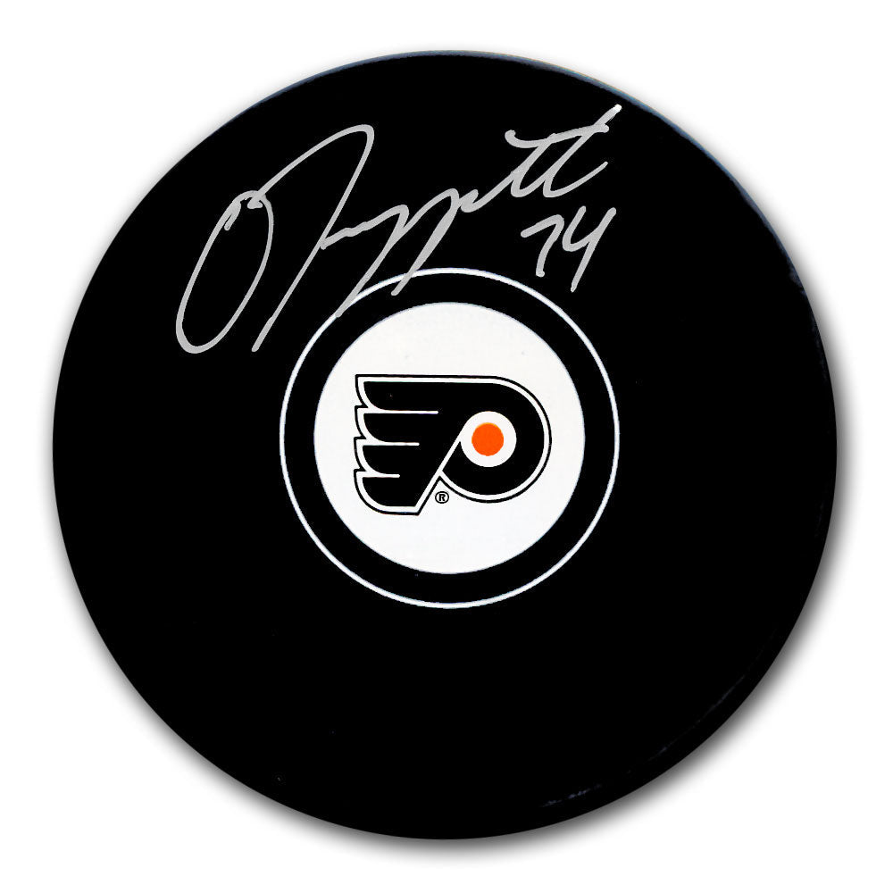 Owen Tippett Philadelphia Flyers Autographed Puck