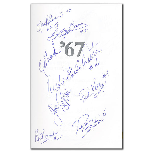 '67 THE MAPLE LEAFS Hardcover Book Signed By 21