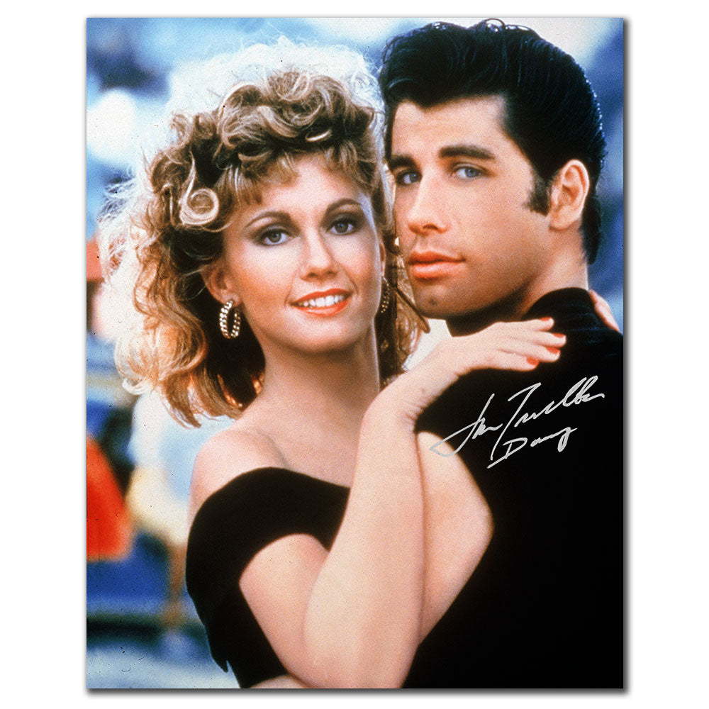 John Travolta GREASE Danny Signed 16x20 Photo