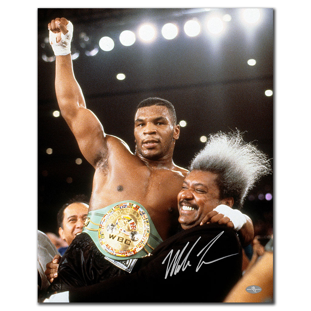 Mike Tyson WBC Heavyweight Title Autographed 16x20