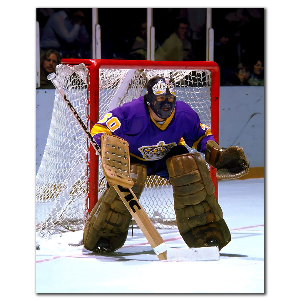 Rogie Vachon Précommande des Kings de Los Angeles dédicacé 8x10 (2)