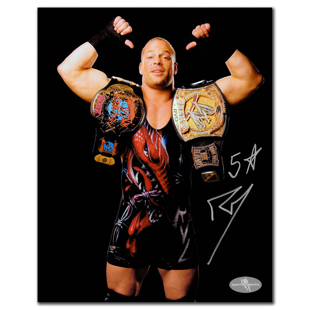 Rob Van Dam RVD WWE Wrestling FIVE-STAR FROG SPLASH Autographed 8x10