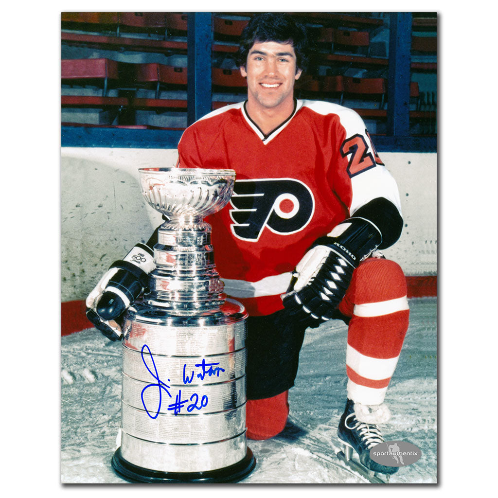 Jim Watson Philadelphia Flyers Stanley Cup Autographed 8x10