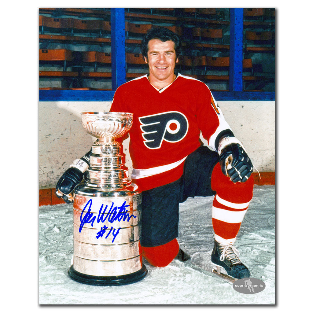 Joe Watson Philadelphia Flyers Stanley Cup Autographed 8x10