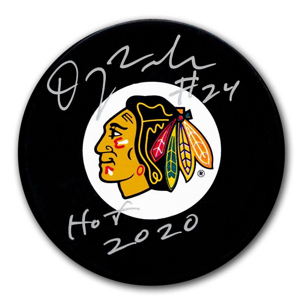 Doug Wilson Chicago Blackhawks HOF Autographed Puck