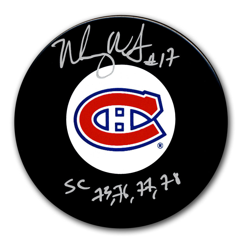 Murray Wilson Rondelle autographiée des Canadiens de Montréal