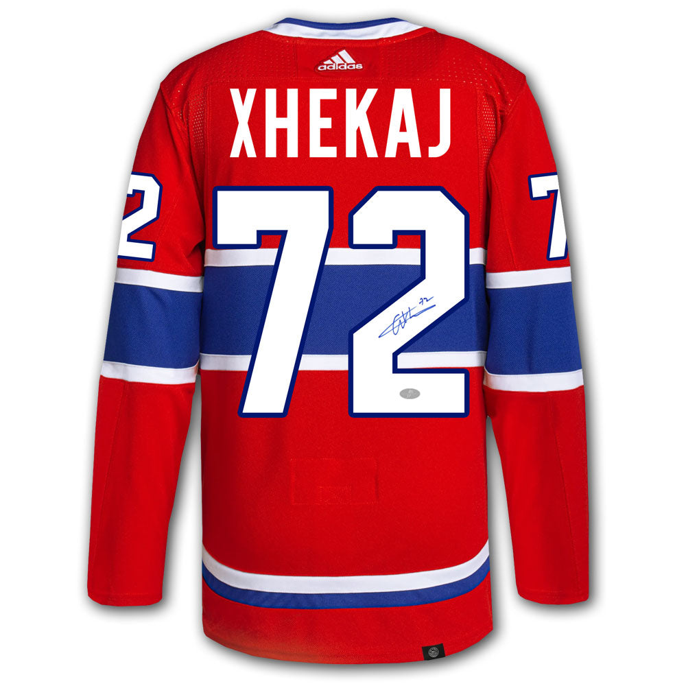 Arber Xhekaj Montreal Canadiens Adidas Pro Autographed Jersey