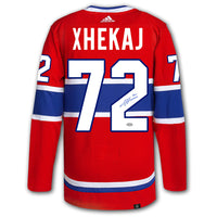 Arber Xhekaj Montreal Canadiens Adidas Pro Autographed Jersey