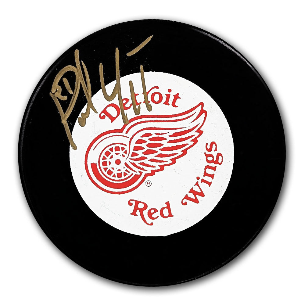 Paul Ysebaert Detroit Red Wings Autographed Puck