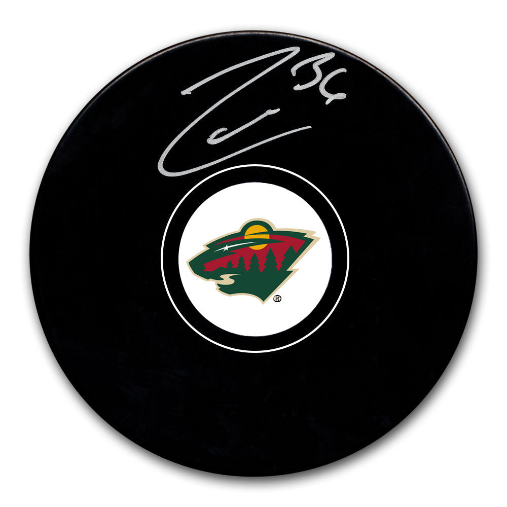 Rondelle autographiée des Wild du Minnesota par Mats Zuccarello