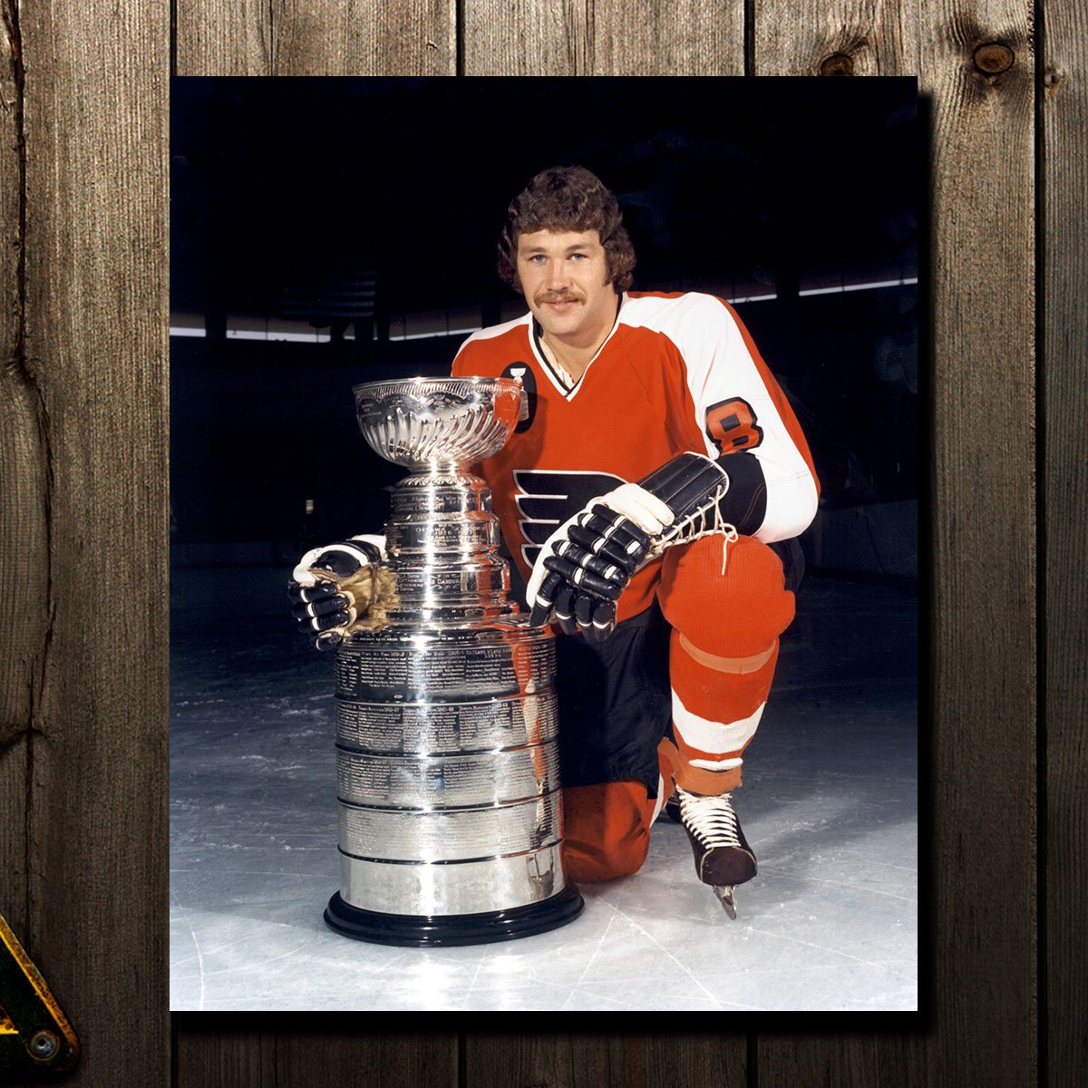 Dave Schultz Précommande des Flyers de Philadelphie dédicacé 16x20 (1)